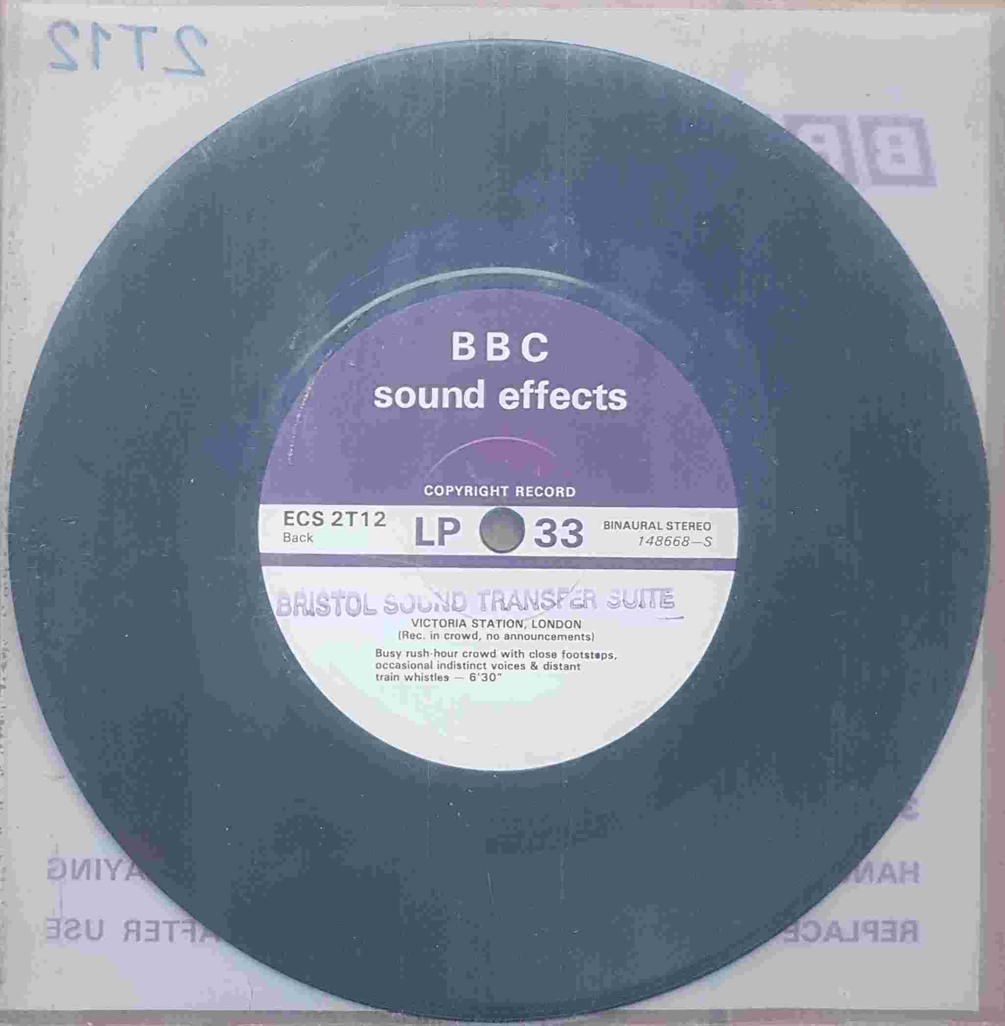Picture of ECS 2T12 Victoria Station, London by artist Not registered from the BBC records and Tapes library